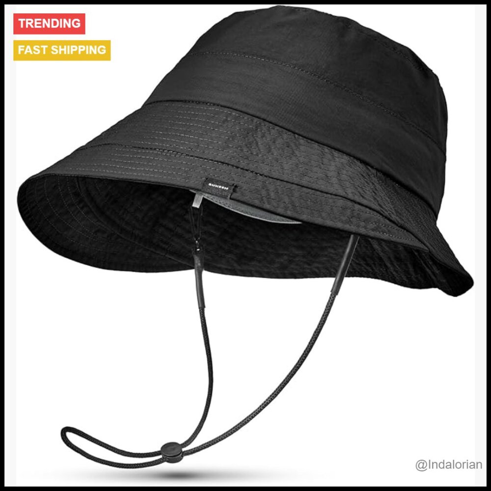 Lightweight Packable Bucket Hat Quick-Dry UV Sun … - image 1